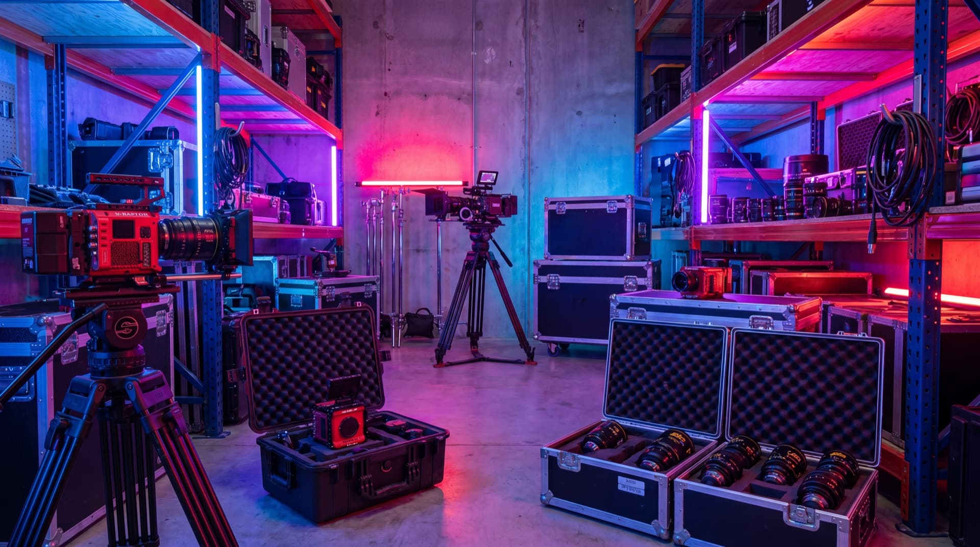 Profesionální foto a video technika připravená k pronájmu